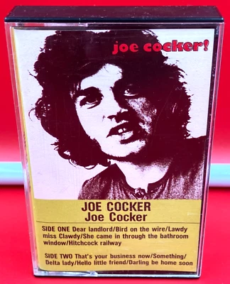 Joe Cocker Cube Records Joe Cocker Cassette Tape - Image 1 of 3