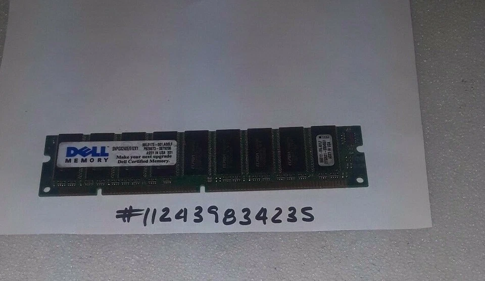 Módulos de escritorio SD 512 MB 133 CL3 SDRam 133 168 pines 168 pines RAM ECC  Foto 1 de 1