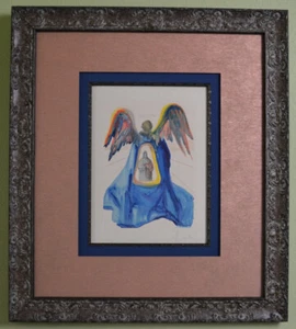 Framed. Hand Signed by Salvador Dali, The Divine Comedy “... Dante”. With COA. - Picture 1 of 7
