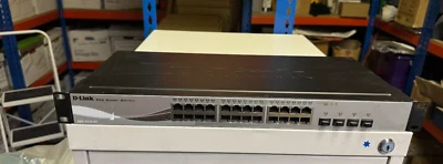 Network Switch D-Link DGS-1210-24 Web Smart 24-Port With Brackets - Image 1 of 2