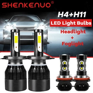 For Honda Fit 2006 - 2020 LED Headlight High/Low Beam + Fog Lights Bulbs 6000K - Picture 1 of 12
