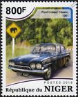 1961 FORD CONSUL CLASSIC Car Automobile Stamp (2018 Niger)