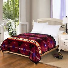 Nu Trendz Southwest Native American Reversible Blanket Queen Size, Multicolor 