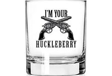 2 Monkey Trading I'm Your Huckleberry Whiskey Glass 2M1025053S 11oz  (FVS020104)