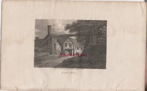 Gwydir House Copper Engraving Kupferstich Original von 1812 - Bild 1 von 1