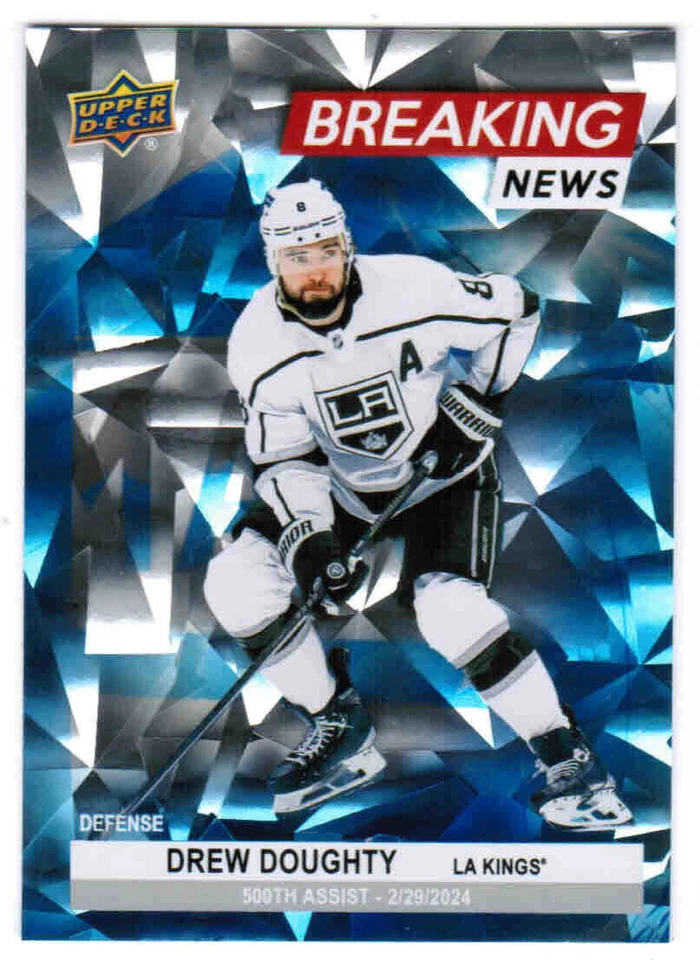 24/25 2024 UPPER DECK SERIES 1 HOCKEY BREAKING NEWS CARDS BN-XX U-Pick From List - Image 1 of 1