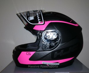 HJC Unisex-Adult Full Face CS-R3 Naviya White/Magenta/Black, Small HJC Unisex-Adult Full Face CS-R3 Naviya White/Magenta/Black, Small