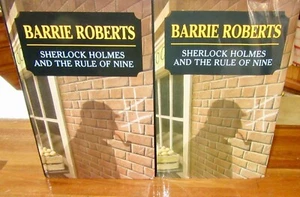 Barrie Roberts ~ Sherlock Holmes & the Rule of Nine. 1st Ed 2003 HbDj in MELB - Picture 1 of 12