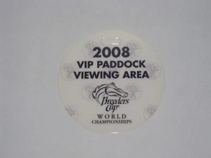 2008 Breeders' Cup VIP Paddock Viewing Area Pass (Zenyatta) - Picture 1 of 2