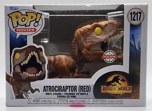 Funko POP 1217 Atrociraptor (Rojo) Jurassic World Dominion Exclusivo con Protector - Imagen 1 de 6