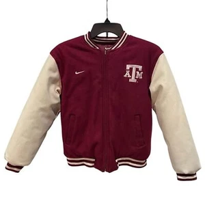 Vintage Nike Reversible Texas A&M Aggies Youth Jacket Size Medium - Picture 1 of 11