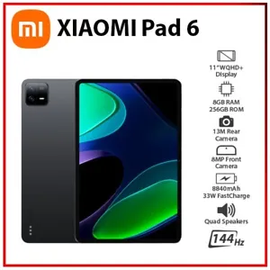 (Wi-Fi) GLOBAL Ver. Xiaomi Pad 6 8GB+256GB GREY Octa Core Android PC Tablet - Picture 1 of 5