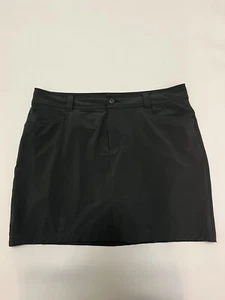 Eddie Bauer Women’s Sz 12 Adventurer Gray Skort/Skirt Tech Outdoor Hiking EUC! - Picture 1 of 11