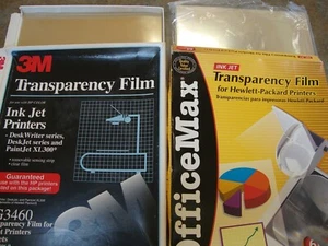LOT TRANSPARENCY FILM Ink Jet Printers Overhead Projector - Picture 1 of 1