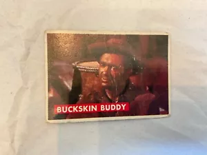 1956 TOPPS DAVY CROCKETT: BUCKSKIN BUDDY!, GREEN BACK #1A. Scarce Card. - Picture 1 of 6