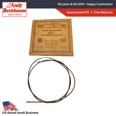 1937-1939 DeSoto Plymouth Truck Speedo Cable Shaft cable 73 3/4" 635441 NOS - Image 1 of 4