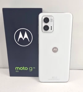 Motorola Moto G73 5G  XT2237-2  Dual Sim 256GB 8GB RAM LUCENT WHITE  NEW - Photo 1 sur 12