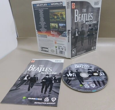 The Beatles: Rock Band (Nintendo Wii, 2009) Juego Completo con Manual Limpio Probado Foto 1 de 4