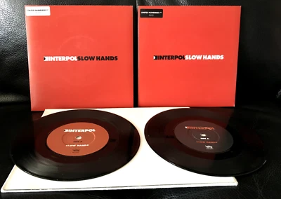 Interpol Slow Hands UK 2 7” New Vinyl Numbered Set Unplayed a1/b1 Single matador - Image 1 of 4
