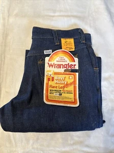Boy’s Husky Wrangler Blue Jeans Size 8 (27x22) (8LNM774R) NWT - Picture 1 of 9