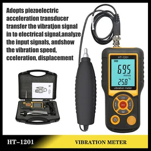 HT-1201 Digital Split Type Vibration Meter Temperature Tester Vibrometer Kit ✦KD - Picture 1 of 13