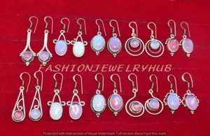 Opalite Gemstone Ethnic Handmade Earrings 10pcs Lot For Woman FE-786 - Picture 1 of 1
