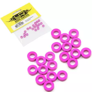Yeah Racing YA-0395PK Aluminum M3 Flat Washer 2mm 20pcs Pink - Picture 1 of 1
