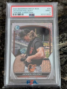 Jackson Holliday - 2023 Bowman Chrome Mojo Image Variation PSA 9 MINT #BCP20 - Picture 1 of 2