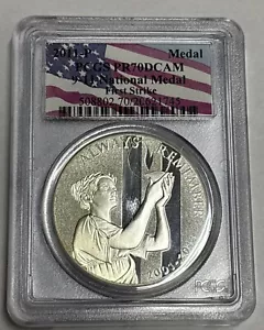 2011-P PROOF SILVER SEPTEMBER 11 NATIONAL MEDAL PCGS PR70 DCAM FIRST STRIKE 9/11 - Picture 1 of 2
