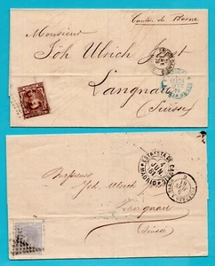 SPANIEN 2 Briefe 1878 - 1881 Madrid nach Langnau, Schweiz - Bild 1 von 2