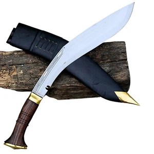 16 inches Traditional Bhojpure Khukuri-Kukri sword machete-Full Tang-Knives-NP - Picture 1 of 10