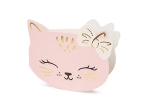 6 Einladungskarten 13x10cm mit Umschlag Katzen Geburtstagseinladungen Kinder - Bild 1 von 5