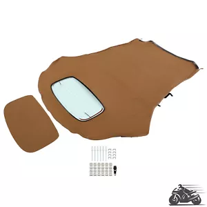 Convertible Soft Top w/ Heated Glass Window Tan For Volkswagen Beetle 2003-2010 - Picture 1 of 18