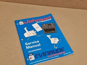 Johnsons Evinrude Fuoribordo Manuale di Servizio Accessori 1993 OMC USATO USA - Foto 1 di 9