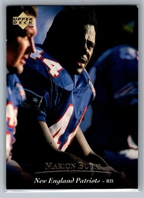 1995 Upper Deck Card # 160 Marion Butts - New England Patriots - Image 1 of 2