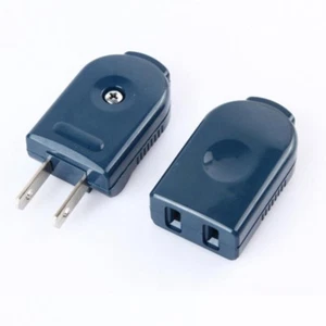 Power Socket AC 125V 10A Universal Receptacle Socket 2 Flat Pin US Socket - Picture 1 of 3