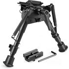 Factory Supply 6-9 "Swivel Head Hunting Bipod Metal Telescopic with Adapter