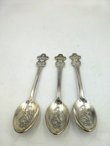 Vintage Rolex Bucherer Watches Lucerne Spoons, Set of 3, about 4.5 Inches, Lion - Picture 1 of 10