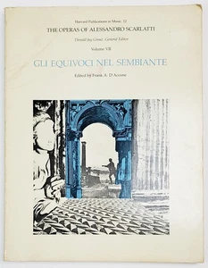 Scarlatti Gli Equivoci nel Sembiante Full Score Harvard Publications 1982 - Picture 1 of 6