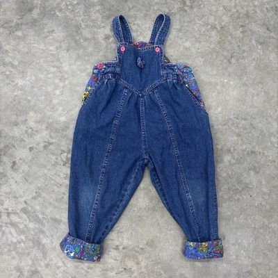 Mono vaquero vintage Lyka Bear niñas pequeñas talla 5 colorido años 90 casa completa de colección Foto 1 de 4