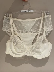 simone perele 75 b BH + Slip Set mit Spitze creme NEU - Bild 1 von 10