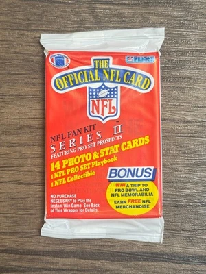 1 密封未开封 1989 Pro 套装足球系列 2 蜡包! Barry Deion Aikman 遥控器 — 第 1/2 张图片