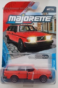 MAJORETTE · VOLVO 240GL ESTATE · ORANGEY RED · 1:64 · VINTAGEPREMIUM · NEW - Picture 1 of 5