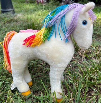 Vintage Original 1983 Rainbow Brite STARLITE Unicorn Horse 12" Plush Stuffed Toy - Image 1 of 3