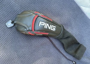 Ping Golf Karsten 4 Hybrid Headcover Schwarz Rot **Top Zustand** 4H - Bild 1 von 4