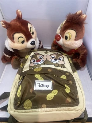 Vintage Disney Chip N Dale Rescue Rangers Soft Toys Plush & Backpack  - Image 1 of 4