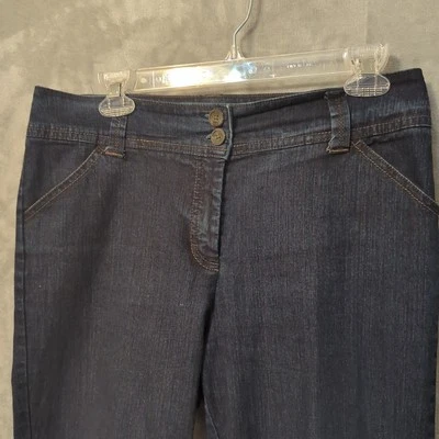 Pantalones Charter Club Shop para mujer 8 denim Y2K algodón elástico Foto 1 de 4