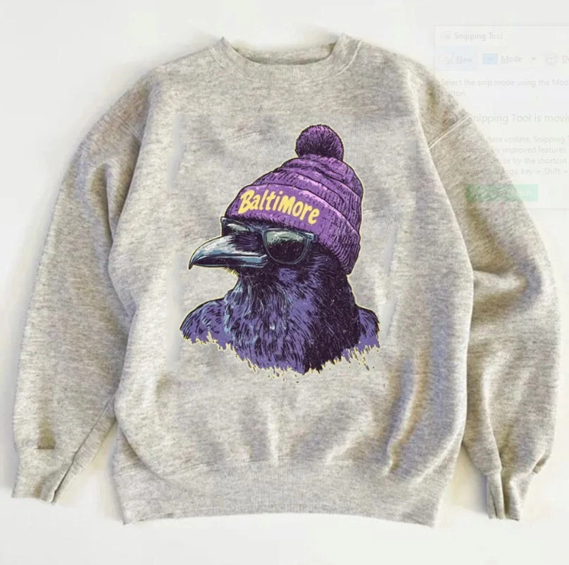 Baltimore Football Crewneck Sweatshirt, Baltimore Ravens Sweatshirt KV23821 - Image 1 of 1