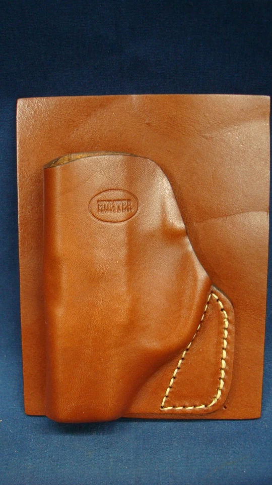Hunter Holsters Leather Pocket Holster for Ruger LCP Keltec 380 Pf9 2500-2