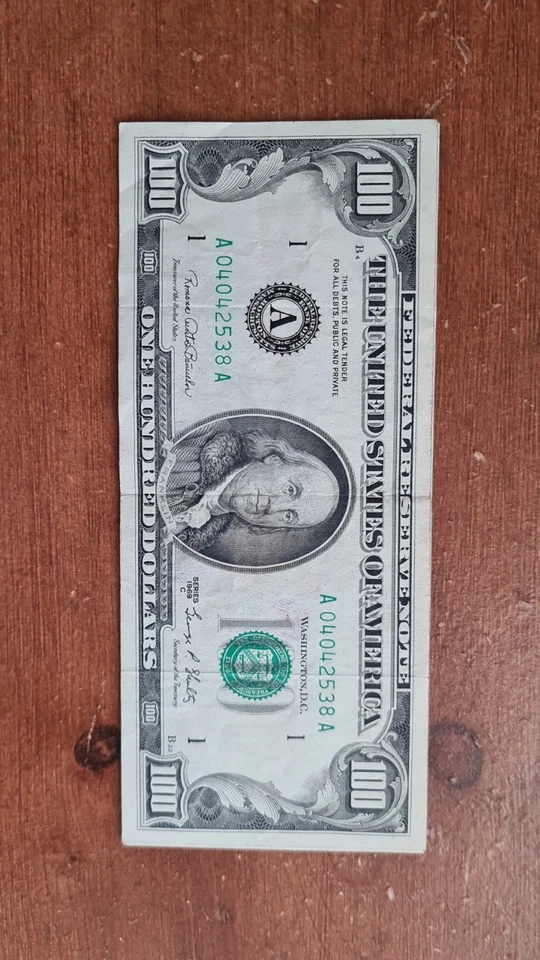 Billete Antiguo De 100 Dollar  - Image 1 of 1